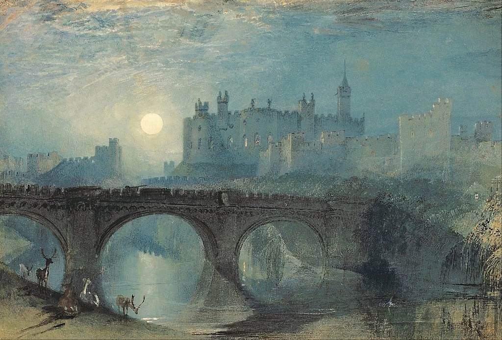 Castello di Alnwick, c. 1829